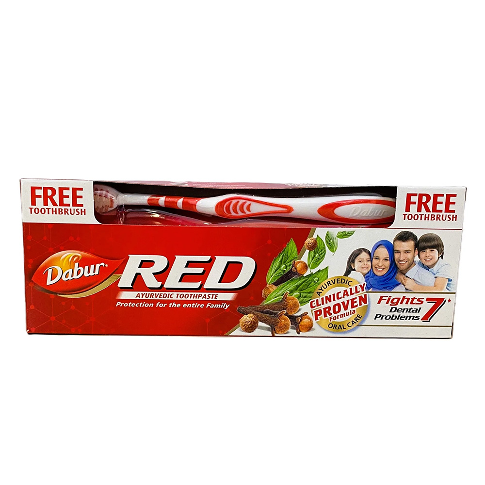Dabur Red Toothpaste (Free Toothbrush) 200gm